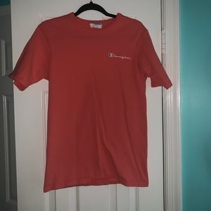 Coral Champion t-shirt from Urban Outfitters, size adult small.